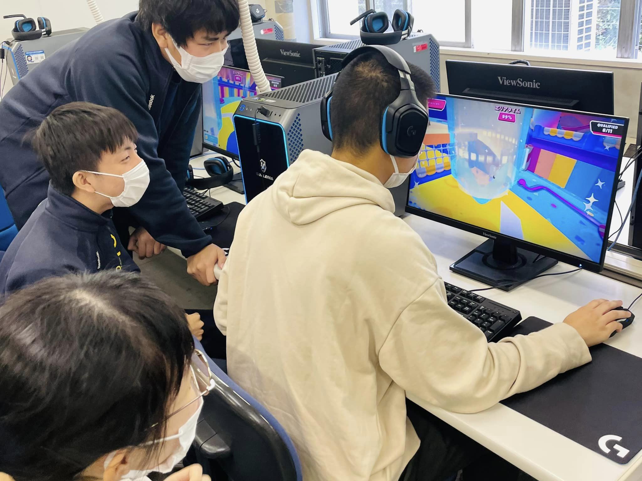 市立みなみの杜高等支援学校とのeスポーツ交流会