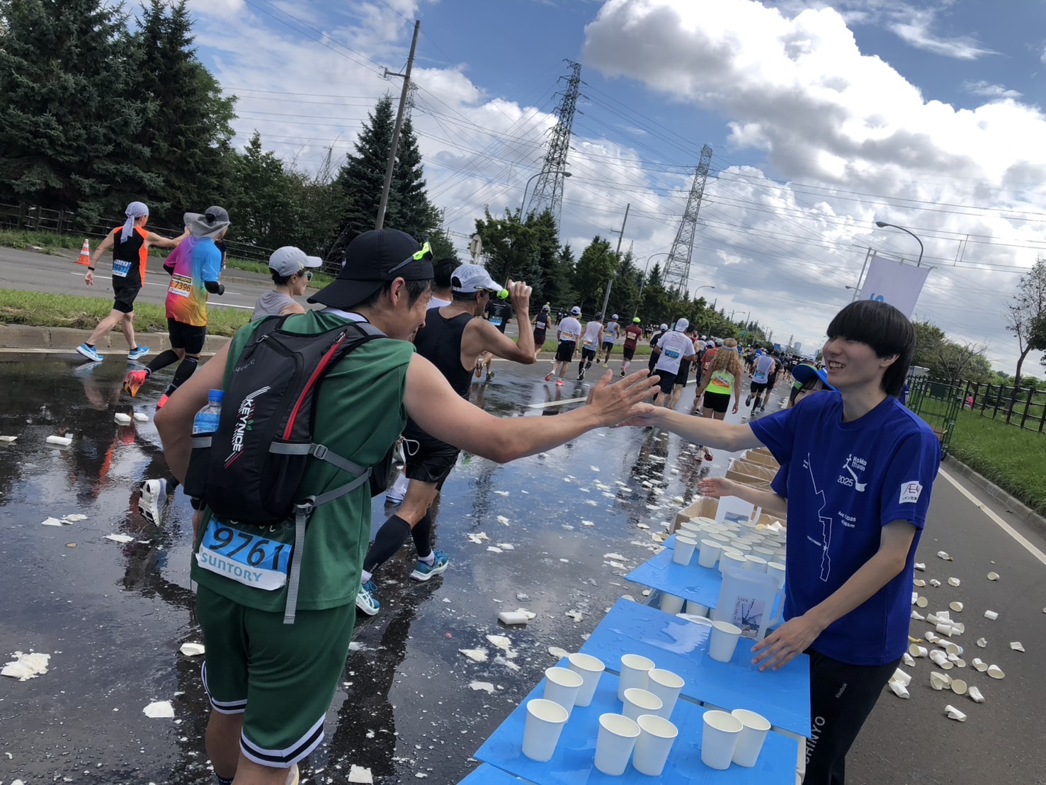 北海道マラソンボランティア行いました